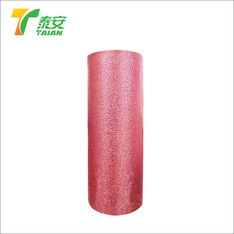 CPP Rose Red Glitter thermische lamineerfilm