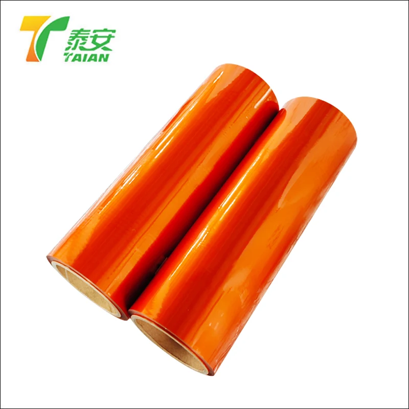 Pet Transparant Orange Thermal Lamination Film